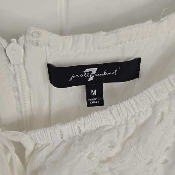 For All Man Kind White Eyelet Dress - Picture 2 of 6